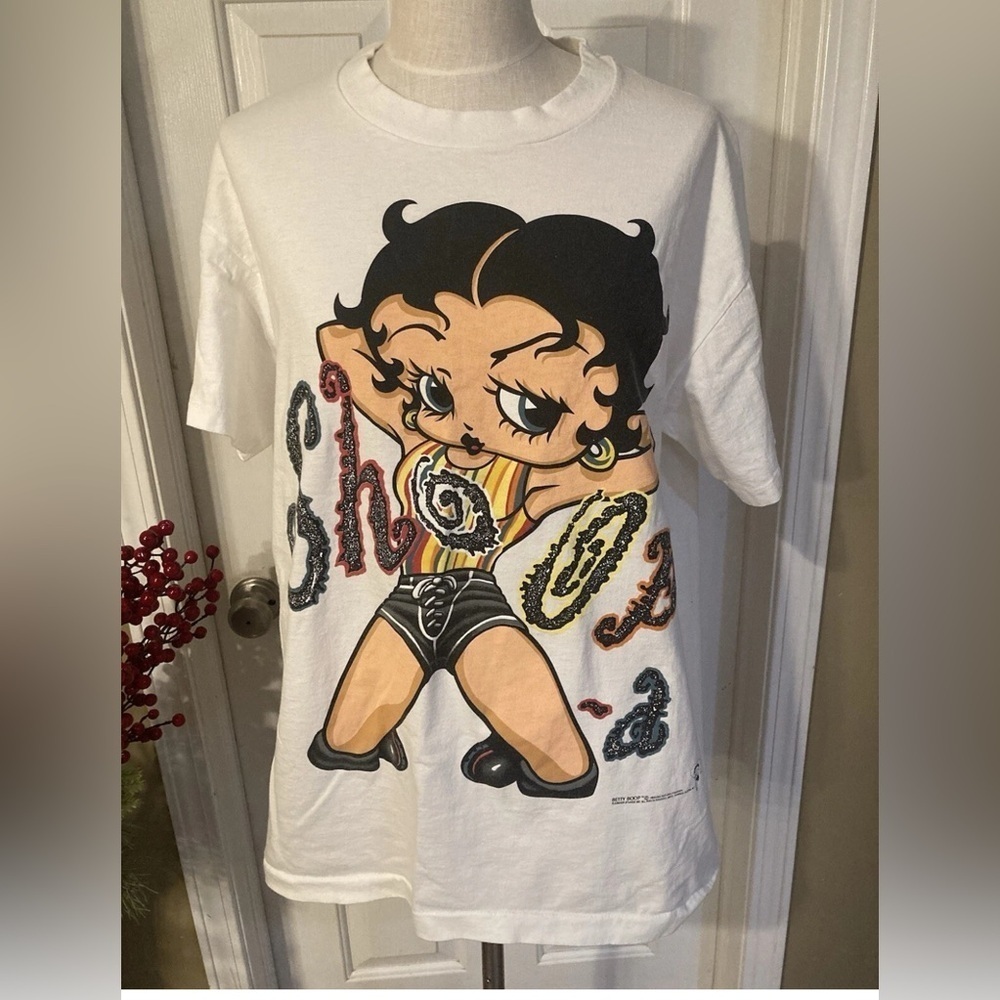 Vintage Betty Boop Shoop Salt N Pepa Shirt Mens Size XL Womens 2XL? Very Nice!